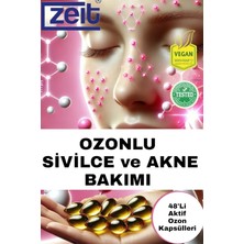 Zeitozon Cilt Lekelerini Giderici ve S.ivilce Izlerini Hafifleten Bakım 48'li Ozon Kapsülleri