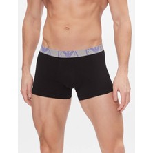 Erkek Dokuma Kumaş  Normal Bel  Düz Model Siyah Boxer 111357 4R715-29821