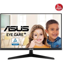 23.8 Asus VY249HGE IPS 1ms 144MHZ 1xhdmı Fhd 1920X1080 Düşük Mavi Işık Flıcker-Free Freesync Gamıng Vesa Siyah