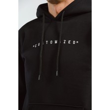 Erkek Customized Nakışlı Kapüşonlu Içi Yumuşacık Sweatshirt