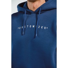 Erkek Customized Nakışlı Kapüşonlu Içi Yumuşacık Sweatshirt