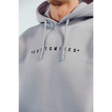 Erkek Customized Nakışlı Kapüşonlu Içi Yumuşacık Sweatshirt