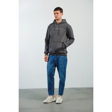 Erkek Customized Nakışlı Kapüşonlu Içi Yumuşacık Sweatshirt