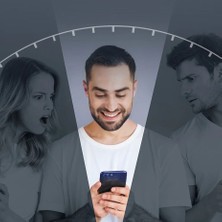 Kinhank Samsung Galaxy A15 Hayalet Privacy Gizli Cam Ekran Koruyucu
