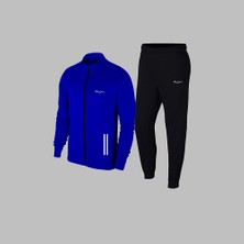 Poseidon Storm Yeni Seri Büyük Beden Erkek Kırmızı Supra Penye Kumaş Ön Cepli  Rahat Kapüşonlu Yürüyüş Takımı  (4xl- 10XL)