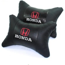 Karva Honda Lüks Deri Oto Yastık Boyun Yastığı