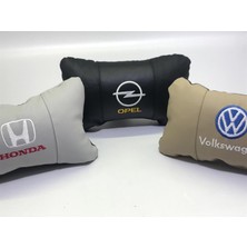 Karva Honda Lüks Deri Oto Yastık Boyun Yastığı