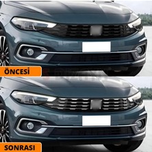 Karva Fiat Egea Sd/hb 2020+ Ön Panjur 8 Parça Krom