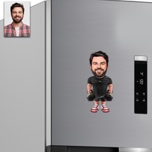 Halterci Tasarımlı Buzdolabı Magneti