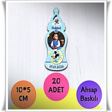 Bebek Çocuk Doğum Günü Resimli Ahşap Magnet 20 Adet A9