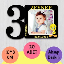3 Yaşında Foto Baskılı Magnet 20 Adet