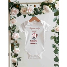 Lupi Teyze Yazılı Zıbın Isimli Bebek Kişiye Özel Baskı