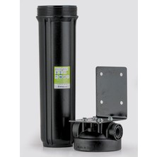 Watalina 20" Boy 4,5" Çap Big Blue Atlas Italyan Marka Bina Veya Cihaz Önü Filtrasyon Sistem 20"x2,5" 5 Mikron Sediment Filtre 3 mm Kalınlık 100 kg Taşıya Bilme Mukavemetli Metal Şase