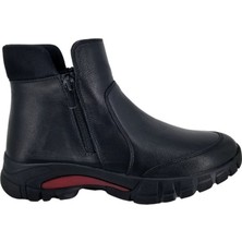 Natursoft 25240680  Deri-Nubuk Kadın Günlük Bot Modeli Siyah - 36