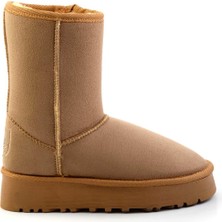 Bambi Camel Süet  Kadın Bot & Bootie K02855115202