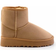 Bambi Camel Süet  Kadın Bot & Bootie K02855115602