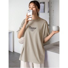 Kadın Thousand Baskılı Oversize T-Shirt