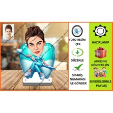 Bayan Diş Doktoru Karikatür Biblo,sevgiliye Hediye,doğum Günü He