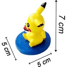 Uğur Böceği Ticaret 3 Adet Pikachu Biblo Mini Figür