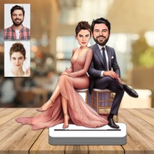 Karı Koca 3D Ahşap Biblo,sevgiliye Hediye,doğum Günü Hediyesi