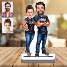 Arkadaş 3D Ahşap Biblo,sevgiliye Hediye,doğum Günü Hediyesi