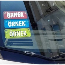 Olurda Görüşemezsek Kendine Iyi Bak Sarı Dekor Plaka