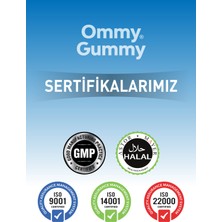 Ommy Gummy Hair Nail Saç Tırnak Vitamini 60 Adet ( Biotin, Kolajen, Keratin, At Kuyruğu, Folik Asit )