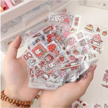 The Cloudish Shop 15 Sayfa Sticker Çıkartma Su Geçirmez Kız Sanrio Kawaii- Bilgisayar Telefon Defter Etiketi