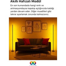 Yeni Nesil Full Renk LED Rgb Stick Animasyonlu Uzaktan Kumandalı Aydınlatma Sistemi Köşe Lambader Oda Gece Lambası Aplik Abajur Dekoratif