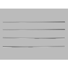 Volkswagen Golf 6 Hb 5d Cam Çıtası 6 Parça 2010-2013 Krom Paslanmaz Çelik