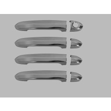 Volkswagen Crafter Van Kapı Kolu (4 Kapı- 1 Delik) 4 Parça 2017 ve Üzeri Krom Paslanmaz Çelik