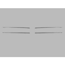 Volkswagen Golf 7 Hb 5d Sis Farı Alt Çıtası 4 Parça 2013 ve Üzeri Krom Paslanmaz Çelik