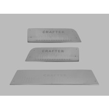 Volkswagen Crafter Van Kapı Eşiği 3 Parça 2006-2012 Krom Paslanmaz Çelik