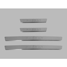 Volkswagen Passat B8 Sd/sw Kapı Eşiği 4 Parça 2015 ve Üzeri Krom Paslanmaz Çelik