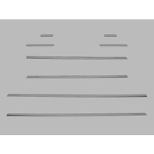 Citroen C4 Hb 5 D Cam Çıtası 8 Parça 2005-2010 Krom Paslanmaz Çelik