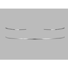 Volkswagen Passat B8 Sd Ön Tampon Çıtası 3 Parça 2015-2019 Krom Paslanmaz Çelik