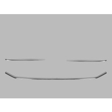 Volkswagen Jetta 6 Sd Ön Tampon Çıtası 3 Parça 2014 ve Üzeri Krom Paslanmaz Çelik