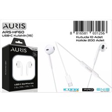 Auris HF60 Tak Çalıştır Type-C Kulaklık ( Iphone 15 ) Uyum