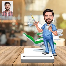 Diş Hekimi 3D Ahşap Biblo,sevgiliye Hediye,doğum Günü Hediyesi
