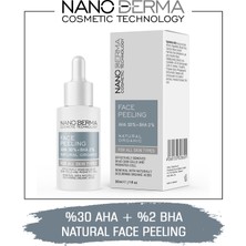 Nano Derma Face Peeling %30 Aha %2 Bha Kırmızı Peeling Serum 30 ml