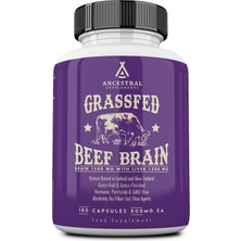 Ancestral Supplements Grass Fed Beef Brain 500 Mg 180 Kapsül