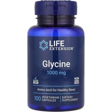Life Extension Glycine 1000 Mg 100 Vegetarian Kapsül