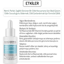 Nano Derma Hyaluronik Asit Niacinamide Serumu Yoğun Nemlendirici Besleyici Parlatıcı Hyaluronic Acid Serum 30 ml