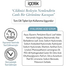 Nano Derma Hyaluronik Asit Niacinamide Serumu Yoğun Nemlendirici Besleyici Parlatıcı Hyaluronic Acid Serum 30 ml