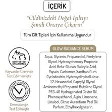 Nano Derma Hızlı Parlatıcı Yüz Serumu Cilde Işıltı Veren Aydınlatıcı Canlandırıcı Glow Radiance Serum 30 ml