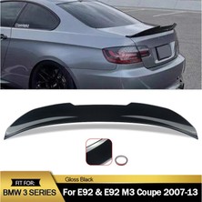 X Power Tuning Bmw E92 Coupe Psm Plastik Parlak Siyah Boyalı Spoiler