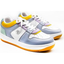 Lambırlent Kadın Sneaker Renkli Ortopedik Taban Günlük Hafif Spor Ayakkabı