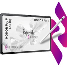 Z-Mobile Honor Pad 9 Honor Pad 9 Pro Uyumlu Paperlike Nano Kırılmaz Ekran Koruyucu Kağıt Hissi Paper Like