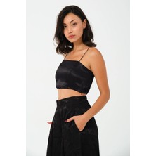 Lush Saten Crop Top