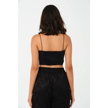 Lush Saten Crop Top